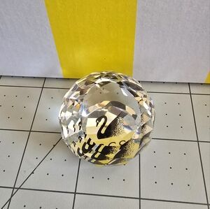 Swarovski Crystal Faceted Paperweight